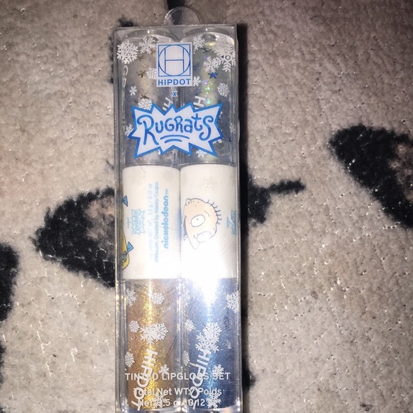 💙HOST PICK!!🤍🆕Hipdot x Rugrats Double Lipgloss Duo Set!BNWT SEALED!SO!RARE! - Picture 8 of 13
